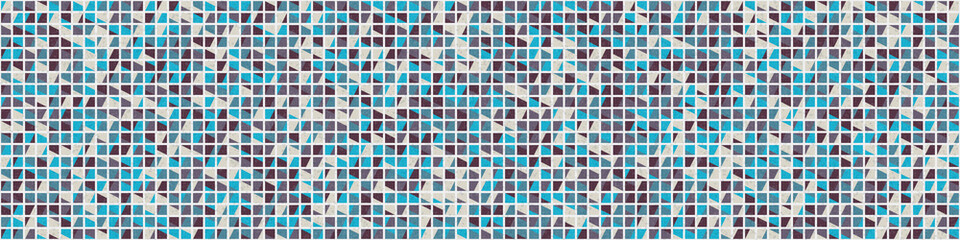 Fototapeta premium Abstract Geometric Pattern generative computational art illustration