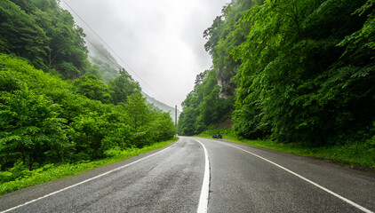 The Kurtatin Gorge in North Ossetia-Alania