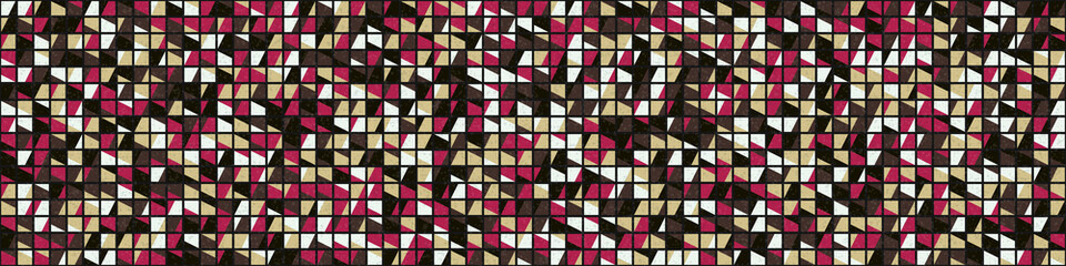 Abstract Geometric Pattern generative computational art illustration