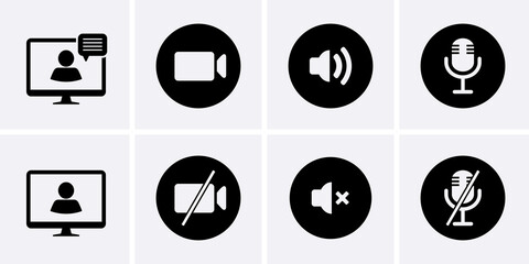 Conference Icons set.