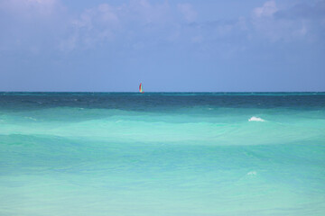 Fototapeta na wymiar Cuba Cayo Santa Maria island in the Atlantic ocean