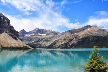 Alberta Canada forest of the blue Lake Louise © Svetlana