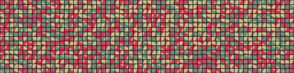 Abstract Geometric Pattern generative computational art illustration