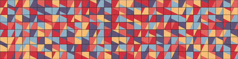 Abstract Geometric Pattern generative computational art illustration