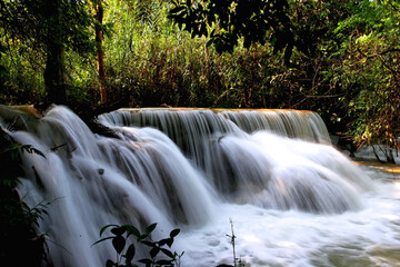 Kuang Si Waterfall near Luang Prabang in Laos