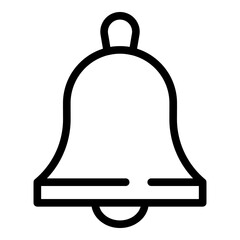 Alarm time management icon. Outline alarm time management vector icon for web design isolated on white background