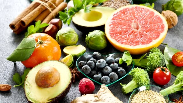 health food selection