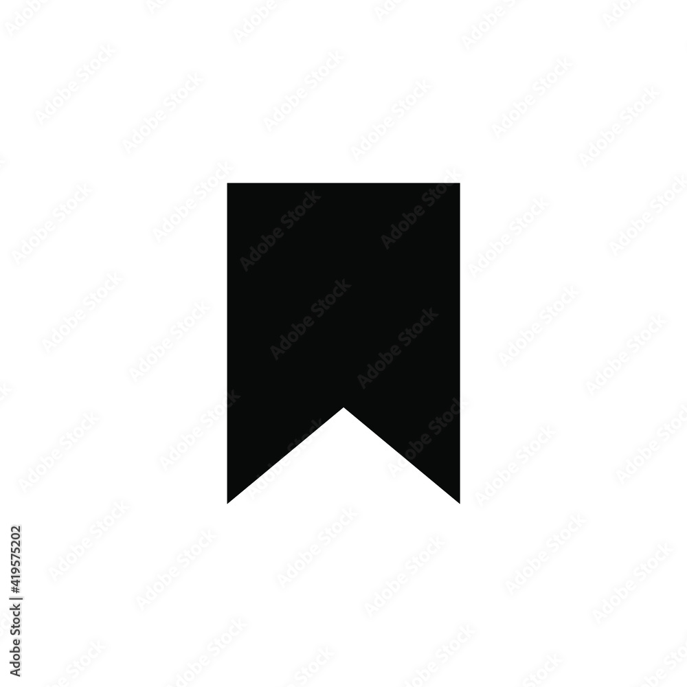 Poster bookmark vector icon. reading mark symbol. read note book sign. web and application interface button