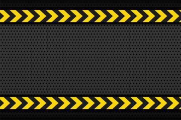 black metallic background with yellow stipe arrows