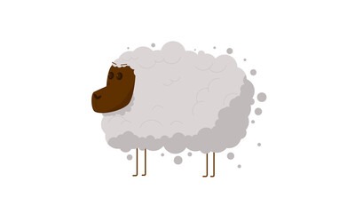 illustration of a sheep goat illustrations chilldren