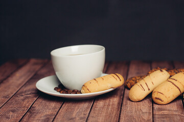 a cup of coffee sweets cookies desserts breakfast