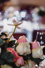 bouquet on the table