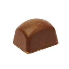 chocolate candy isolated on white background.