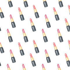 Lipstick Seamless Pattern