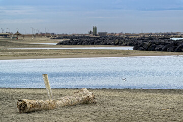 Matin&eacute;e orageuse en bord de mer 