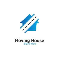 Illustration Vector Graphic of Moving House Logo. Perfect to use for Technology Company