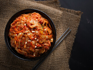 Korean food, Cabbage kimchi.