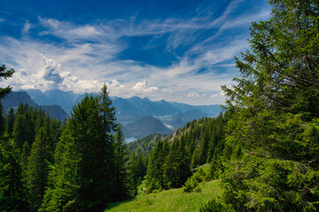 landscape with clouds