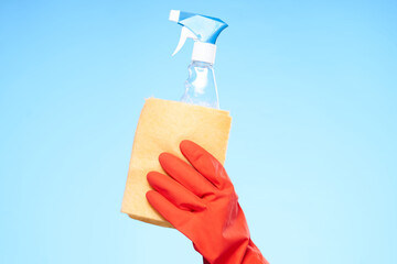 rubber gloves detergents service work from home