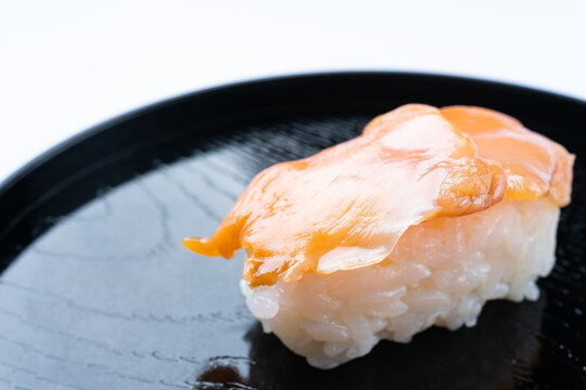 赤貝の握り寿司　白背景