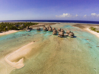 Drone Photography in Polynesia, Overwater