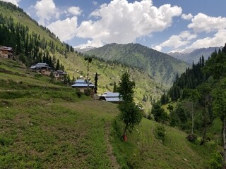 Fototapeta na wymiar Nature, Mountains, Culture, Followers of Kashmir Pakistan