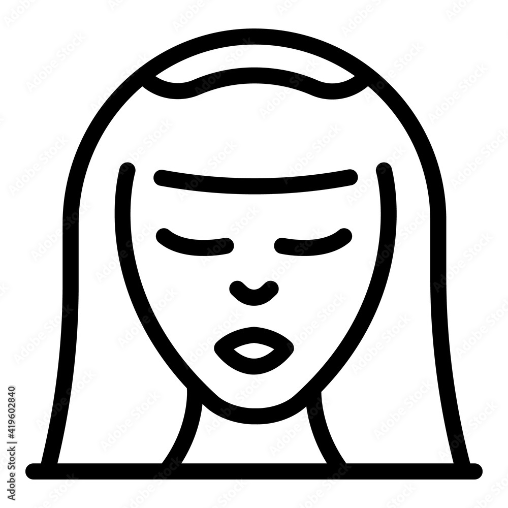 Poster bride icon. outline bride vector icon for web design isolated on white background