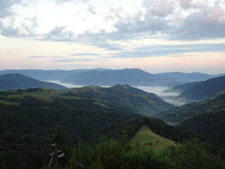 landscape in the morning