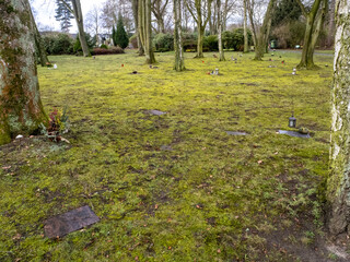 Friedhof Gräber anonym