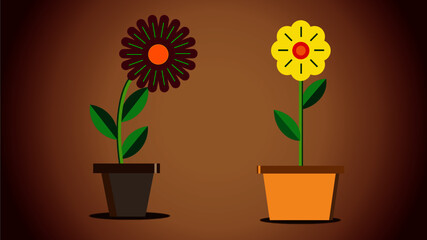 flower in a pot