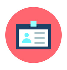 ID Card Vector Icon