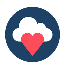 Online Love Vector Icon