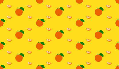 Watermelon pattern seamless background for who like orange