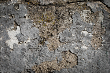 Old and damaged concrete surface.