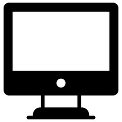 A glyph design, icon of desktop