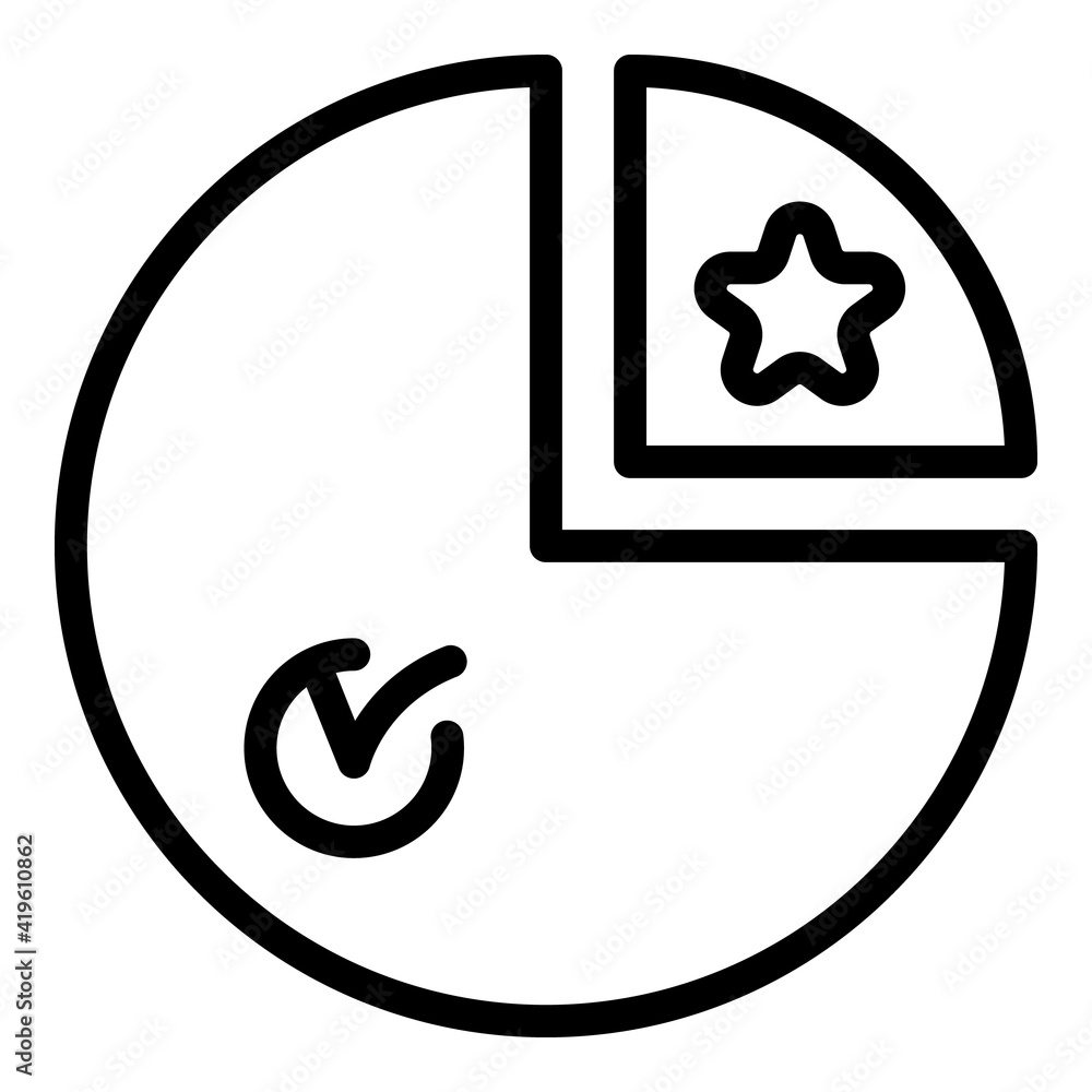 Poster voting democracy icon. outline voting democracy vector icon for web design isolated on white backgro
