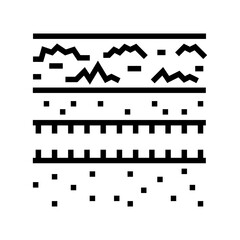 underground drainage system line icon vector. underground drainage system sign. isolated contour symbol black illustration