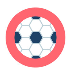Fototapeta premium Football Vector Icon