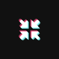 Obraz premium Restore Down - 3D Effect