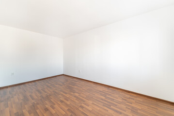 Empty room with wood floor