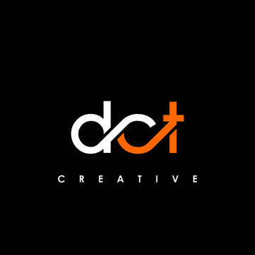 DCT Letter Initial Logo Design Template Vector Illustration