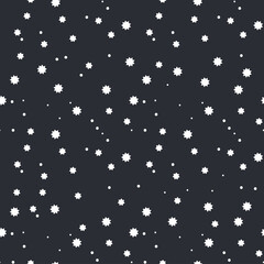 Fototapeta na wymiar Star dark background. Astronomy graphic abstract seamless pattern. Sky starry illustration galaxy texture art. Sparkle universe cosmic night space.