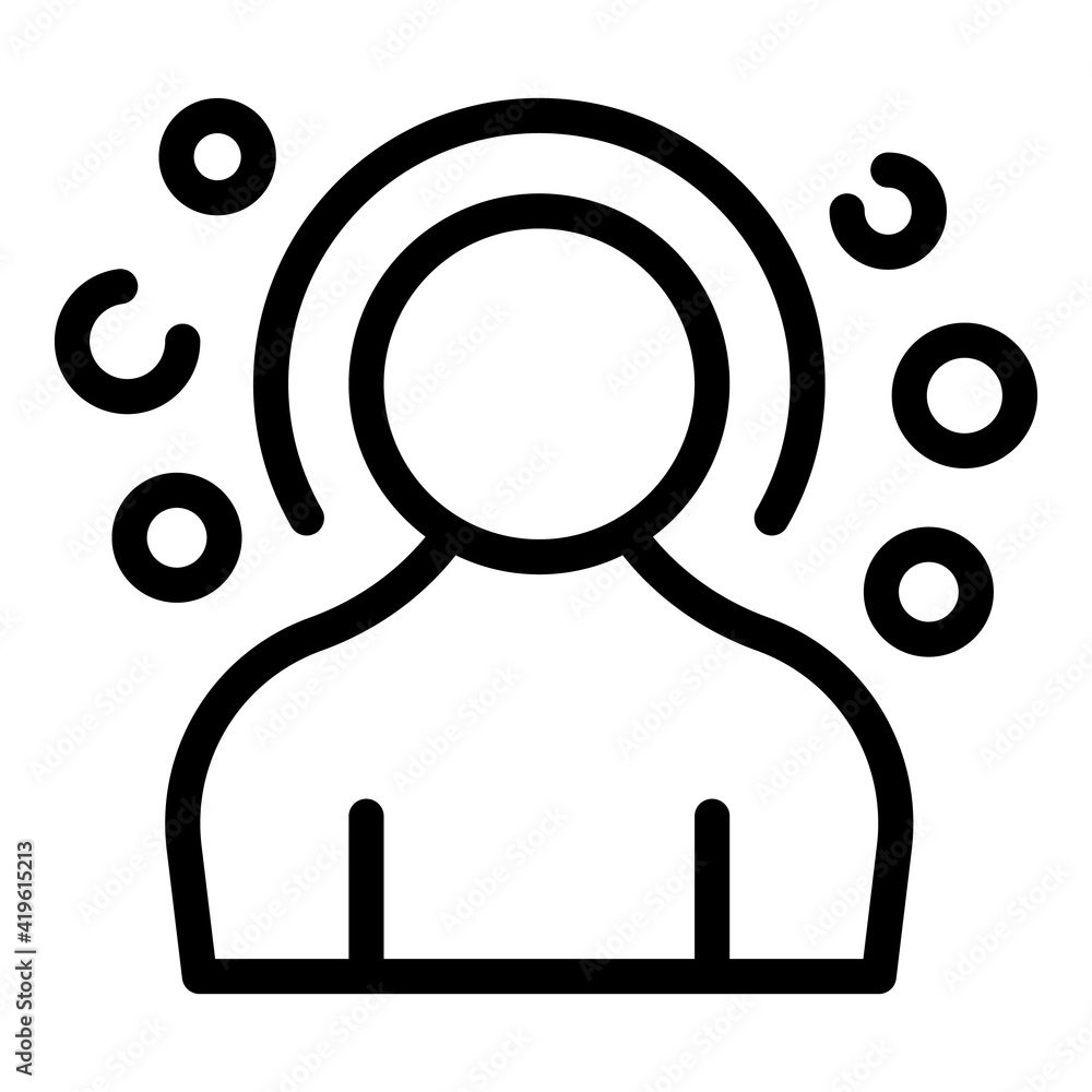 Aufkleber immune system icon. outline immune system vector icon for web design isolated on white background
