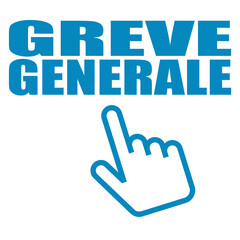 Logo grève générale.