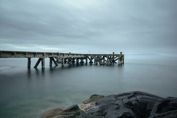 Fototapeta premium Overcast Pier