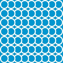 Simple pattern. Circle pattern. Seamless background. Fish scale pattern. Abstract geometric background in a marine theme.