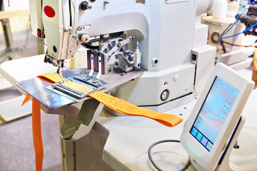 Programmable stitch sewing machine