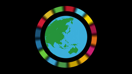 SDGsイメージ　サステナブル　持続可能な開発目標