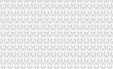 和柄素材　轡唐草文様　シームレスパターン　