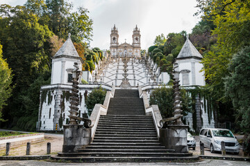 Obraz premium Sanctuary of Bom Jesus do Monte in Braga, Portugal